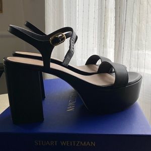 Stuart Weitzman Dancer Mid Block Platform Sandal